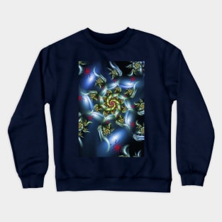 Spider spiral fractal Crewneck Sweatshirt